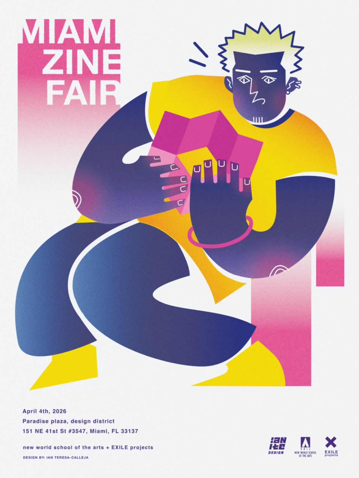 Miami Zine Fair poster thumbnail